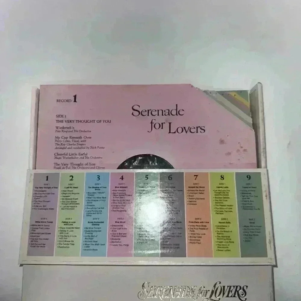 Reader's Digest SERENADE FOR LOVERS 9-Record Box Set / 1969 - Picture 6 of 11